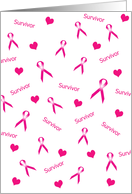 Breast Cancer Survivor Encouragement Card