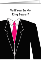 Be My Ring Bearer Wedding Request Invitation Card
