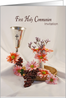 First Holy Communion Invitations card