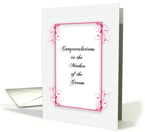 For Mother of the Groom Congratulations card (469660)