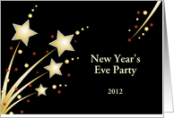 New Year’s Eve Party Invitation-Customizable Text card