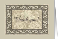 Thank you to Sister in Law for being Bridesmaid Stone look Tan Design card