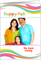 Happy Holi, Colorful Photo Card