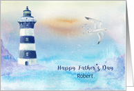 Lighthouse Scenic, Customize for Father’s Day card