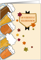 Frothy Beers Oktoberfest Invitation card