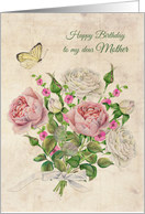 Mother Birthday Vintage Roses card