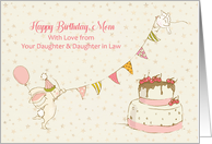 Birthday for Mom from Daughter and Daughter in Law card