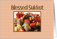Blessed Sukkot card