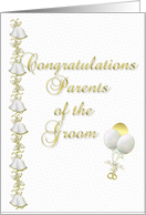 Congratulations Parents of Groom card