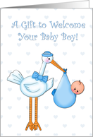 Gift for Baby Boy card