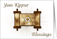 Yom Kippur Torah card