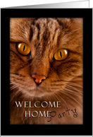 Welcome Home Party, cat card