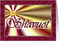 Shavuot blessings card