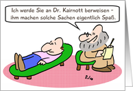 Refer to another psychiatrist - German language card