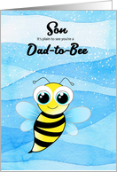 Son Dad-to-Bee Birthday card