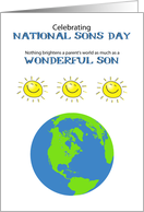 Celebrating National Sons Day card