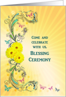 Invitation to a Blessing Ceremony card