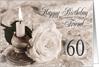 Friend 60th Birthday Traditional card