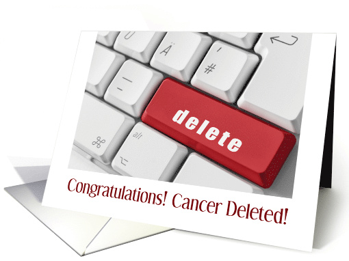 Congratulations Cancer Deleted card (1450778)