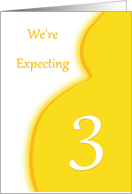 We’re Expecting Triplets-3-Announcement card