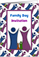 Family Day-Invitation-Mosaic Design Family card