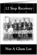 12-Step Recovery Humor-Group Photo-Custom Card