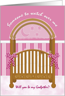 Be My Godfather Baby Girl card