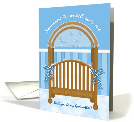 Be My Godmother Baby Boy card (523012)