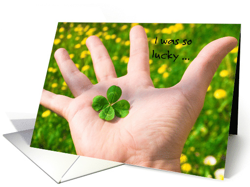 Four Leaf Clover, Love Saint Patrick's Day card (1225548)