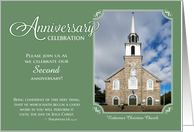 Church Anniversary Invitation custom name / year / photo card