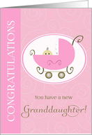 Congratulations - birth of new granddaughter card