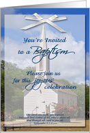 Baptism Invitation - Church card