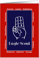 Invitation - Eagle Scout Reception card