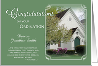 Deacon Ordination Congratulations card