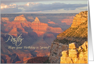 Pastor Birthday Grand Canyon card