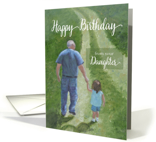 Happy Birthday from Daughter card (626076)