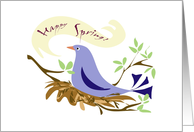 Happy Spring Greeting card
