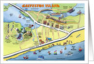 Galveston Island Texas card