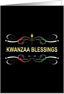 Kwanzaa Blessings Party Invitations card