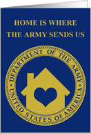 home is where the army sends us card