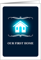 our first home : mod house card