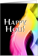 happy holi : festival of color bonfire card