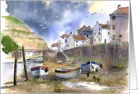 Boats at Staithes card