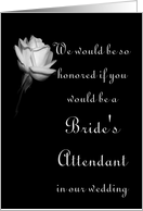 Wedding - Bride’s Attendant card