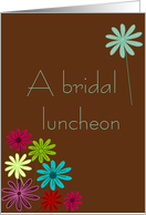 Bridal Luncheon card