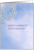 Stars Card Sobriety Anniversary card