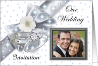 Wedding Invitation Photo Card ~ Add Your Photo & Text card