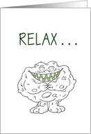 RELAX... card