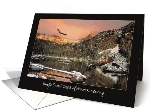 Invitation - Eagle Scout - Court of Honor - Nature Scape card (630370)