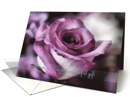 Thank you for the Bridal Shower Gift, Pink Rose card (657747)